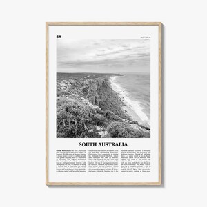 South Australia Print Black and White, South Australia Wall Art, South Australia Poster, South Australia Photo, South Australia Wall Decor,