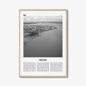 Belem Print Schwarzweiß Nr. 1, Belem Wandkunst, Belem Poster, Belem Foto, Belem Wanddekoration, Belem Karte, Brasilien