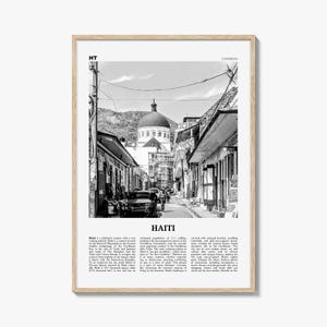 Stampa di Haiti in bianco e nero n. 2, Arte murale di Haiti, Poster di Haiti, Foto di Haiti, Decorazione murale di Haiti, Haiti, Ayiti, Hayti, Haitiano, Dominicano