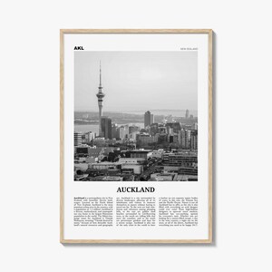 Impression Auckland noir et blanc n° 3, art mural Auckland, affiche d&#39;Auckland, photo d&#39;Auckland, décoration murale d&#39;Auckland, impression d&#39;affiche de la Nouvelle-Zélande