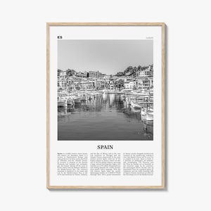 Spain Print Black and White No 2, Spain Wall Art, Spain Poster, Spain Photo, Spain Wall Decor, España, Madrid, Barcelona, Andalusia