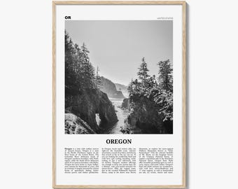 Oregon Druck Schwarzweiß Nr. 1, Oregon Wandkunst, Oregon Poster, Oregon Foto, Oregon Wanddekor, USA, Vereinigte Staaten, Nordamerika