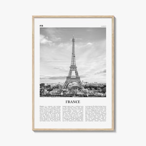 France Print Black and White No 1, France Wall Art, France Poster, France Photo, France Decor, République Française, French, Paris