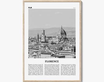 Florenz Druck Schwarzweiß Nr. 1, Florenz Wandkunst, Florenz Poster, Florenz Foto, Florenz Dekor, Italien, Firenze, Toskana, Italia