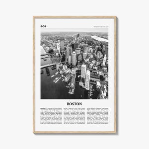 Boston Print schwarz weiß Nr. 1, Boston Wandkunst, Boston Poster, Boston Foto, Boston Decor, Massachusetts, USA, Vereinigte Staaten, Amerika