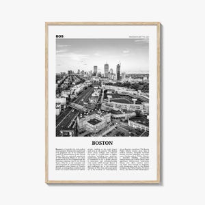 Boston Print Black and White No 3, Boston Wall Art, Boston Poster, Boston Photo, Boston Decor, Massachusetts, USA, United States, America