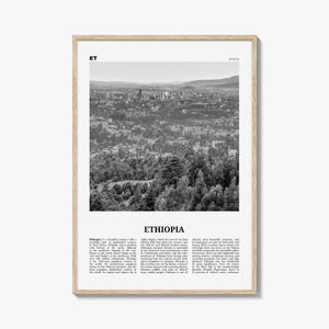 Ethiopia Print Black and White No 2, Ethiopia Wall Art, Ethiopia Poster, Ethiopia Photo, Ethiopia Wall Decor, Addis Ababa, Africa