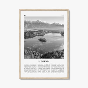 Slovenia Print Black and White, Slovenia Wall Art, Slovenia Poster, Slovenia Photo, Slovenia Wall Decor, Slovenija, Ljubljana, Europe