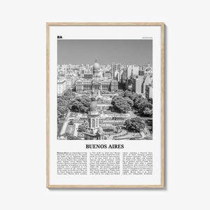 Buenos Aires Druck schwarz und weiß Nr. 2, Argentinien, Südamerika, Argentinien, Südamerika