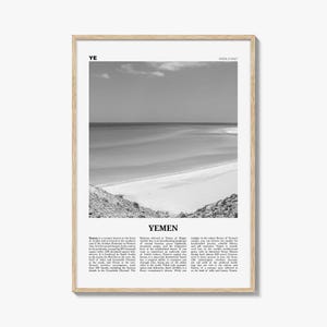 Yemen Print Black and White, Yemen Wall Art, Yemen Poster, Yemen Photo, Yemen Wall Decor, الجمهورية اليمنية Sana&#39;a Sanaa, Middle East