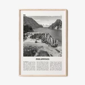 Philippines Print Black and White No 2, Philippines Wall Art, Philippines Poster, Philippines Photo, Manila, Pilipinas, Filipino, Asia