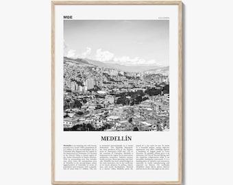 Medellin Print Black and White No 1, Medellín Wall Art, Medellín Poster, Medellín Photo, Medellín Wall Decor, Medellin, Colombia, America