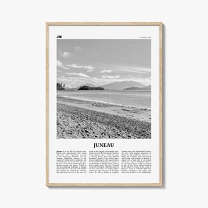 Juneau Print Black and White No 2, Juneau Wall Art, Juneau Poster, Juneau Photo, Juneau Wall Décor, Alaska, USA, United States, America