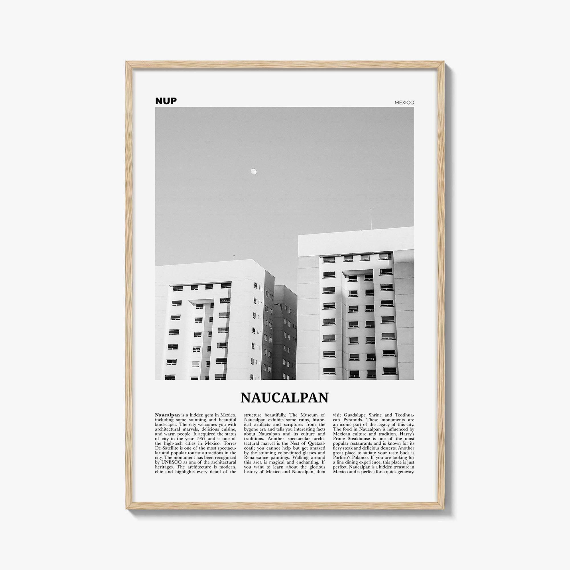 Naucalpan Print Black and White, Naucalpan Wall Art, Naucalpan Poster, Naucalpan Photo, Naucalpan Wall Décor, Mexico