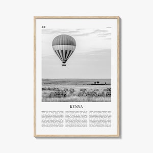 Kenia Druck Schwarzweiß, Kenia Wandkunst, Kenia Poster, Kenia Foto, Kenia Wanddeko, Nairobi, Mombasa, Kenia, Afrika