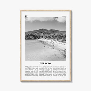 Stampa Curacao in bianco e nero, Arte da parete Curaçao, Poster Curaçao, Foto Curaçao, Curacao, Willemstad, Pais, Kòrsou, Caraibi