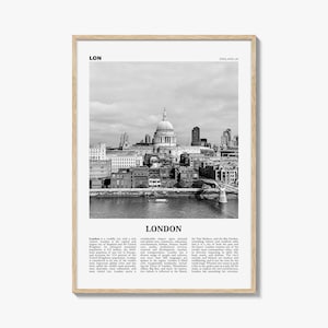 London Print Schwarz und Weiß Nr. 4, London Wandkunst, London Poster, London Foto, London Wanddekor, England, UK Vereinigtes Königreich Europa