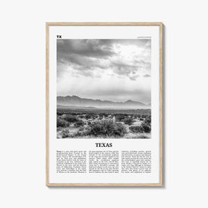 Texas Print Black and White No 4, Texas Wall Art, Texas Poster, Texas Photo, Texas Wall Décor, Texas Map,