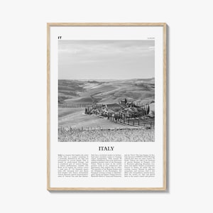 Impressão da Itália em preto e branco nº 3, arte de parede da Itália, pôster da Itália, foto da Itália, decoração da Itália, Itália, italiano, L'Italia, Italiana