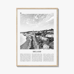 Ireland Print Black and White No 2, Ireland Wall Art, Ireland Poster, Ireland Photo, Ireland Decor, Éire, UK, United Kingdom, Dublin