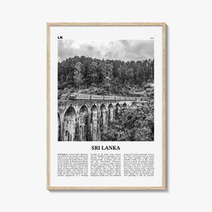 Sri Lanka Print Black and White, Sri Lanka Wall Art, Sri Lanka Poster, Sri Lanka Photo, Sri Jayawardenepura, Kotte, Asia