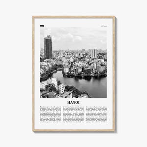Hanoi Print Schwarz und Weiß Nr. 2, Hanoi Wall Art, Hanoi Poster, Hanoi Foto, Hanoi Wall Decor, Vietnam, Viet Nam, Asia, Hà Nội, Viet Nam