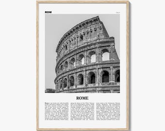 Rome Print Black and White No 2, Rome Wall Art, Rome Poster, Rome Photo, Rome Wall Decor, Italy, Roma, Italia, Lazio, Europe