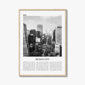 Mexico City Print Black and White No 1, Mexico City Wall Art, Mexico City Poster, Mexico City Photo, Mexico, Ciudad de México
