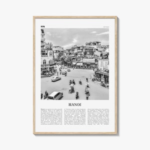 Hanoi Print Schwarz und Weiß Nr. 1, Hanoi Wall Art, Hanoi Poster, Hanoi Foto, Hanoi Wall Decor, Vietnam, Viet Nam, Asia, Hà Nội, Viet Nam