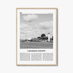 Impression du comté du Canada en noir et blanc, art mural du comté du Canada, affiche du comté du Canada, photo du Canada, décoration murale du Canada, carte du Canada