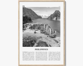 Philippines Print Black and White No 2, Philippines Wall Art, Philippines Poster, Philippines Photo, Manila, Pilipinas, Filipino, Asia