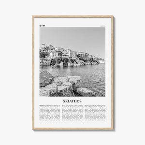Skiathos Print Black and White, Skiathos Wall Art, Skiathos Poster, Skiathos Photo, Skiathos Wall Décor, Σκιάθος, Skíathos, Greece, Thessaly