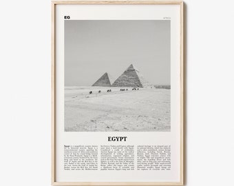 Egypt Print Black and White No 3, Egypt Wall Art, Egypt Poster, Egypt Photo, Egypt Wall Decor, Cairo, Arab Republic, Sinai, Africa