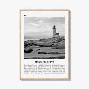 Massachusetts Druck schwarz weiß Nr. 3, Massachusetts Kunst, Massachusetts Poster, Massachusetts Foto, Massachusetts Karte