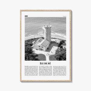 Île de Re Druck Schwarzweiß, Île de Ré Wandkunst, Île de Ré Poster, Île de Ré Foto, Île de Ré Wanddekor, Île de Ré Karte, Frankreich