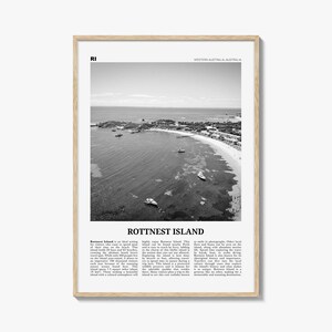 Rottnest Island Poster Schwarzweiß, Rottnest Island Wandkunst, Rottnest Island Poster, Rottnest Island Foto, Australien