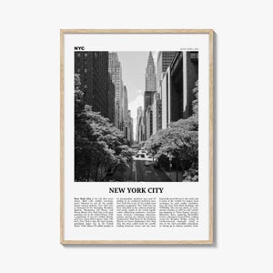 New York City Print Black and White No 4, New York Wall Art, New York Poster, New York Photo, NYC Black and White Poster Print, USA