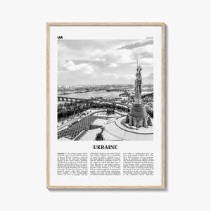Stampa Ucraina in bianco e nero n. 1, Arte murale Ucraina, Poster Ucraina, Foto Ucraina, Decorazione murale Ucraina, Stampa di campagna, Україн, Ukrayina