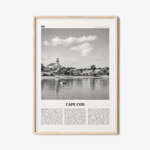 Cape Cod Print Black and White No 1, Cape Cod Wall Art, Cape Cod Poster, Cape Cod Photo, Massachusetts, USA, United States, North America