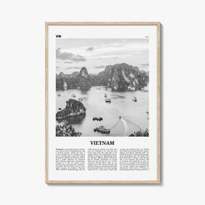 Vietnam Print Schwarzweiß Nr. 1, Vietnam Wandkunst, Vietnam Poster, Vietnam Foto, Vietnam Wanddekoration, Việt Nam, Ho Chi Minh, Hanoi, Asien