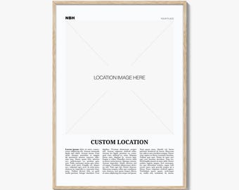 Nbourhood Custom Location Poster