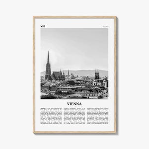 Wien Poster schwarz weiß Nr. 1, Wien Wand Kunst, Wien Poster, Wien Foto, Wien Wand Dekor, Austria, Wien, Österreich, Europa