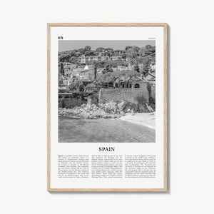 Spain Print Black and White No 3, Spain Wall Art, Spain Poster, Spain Photo, Spain Wall Decor, España, Madrid, Barcelona, Andalusia