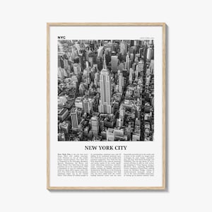 New York City Print Black and White No 2, New York Wall Art, New York Poster, New York Photo, NYC Black and White Poster Print, USA