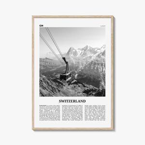 Switzerland Print Black and White, Switzerland Wall Art, Switzerland Poster, Switzerland, Swiss, Schweizerische, Suisse, Schweiz, Europe