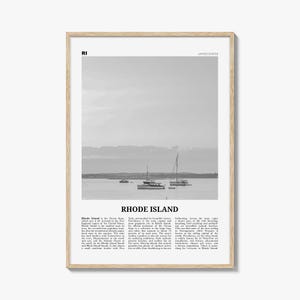 Rhode Island Print schwarz und weiß Nr. 1, Rhode Island Wall Art, Rhode Island Poster, Rhode Island Photo, USA, Vereinigte Staaten, Amerika