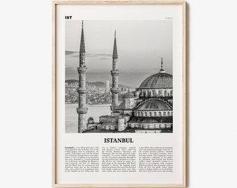 Istanbul Print Black and White No 1, Istanbul Wall Art, Istanbul Poster, Istanbul Photo, Turkey, İstanbul, Türkiye, Turkish