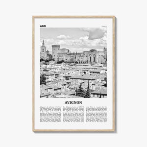 Avignon Print Black and White, Avignon Wall Art, Avignon Poster, Avignon Photo, Avignon Wall Décor, France, Avenio, Alpes-Côte d&#39;Azur