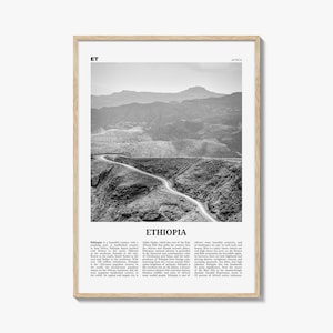 Ethiopia Print Black and White No 1, Ethiopia Wall Art, Ethiopia Poster, Ethiopia Photo, Ethiopia Wall Decor, Addis Ababa, Africa