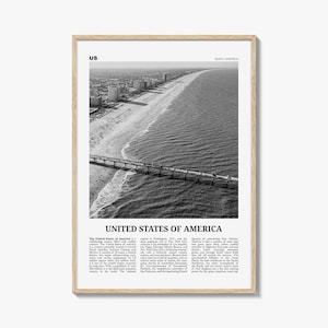 United States of America Print Black and White No 3, United States Wall Art, United States Poster, USA, US, America, United States
